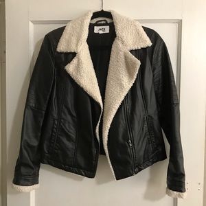 Jack by BB Dakota Shearling Faux Leather Jacket